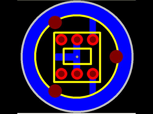 PCB单频电路板，单...
